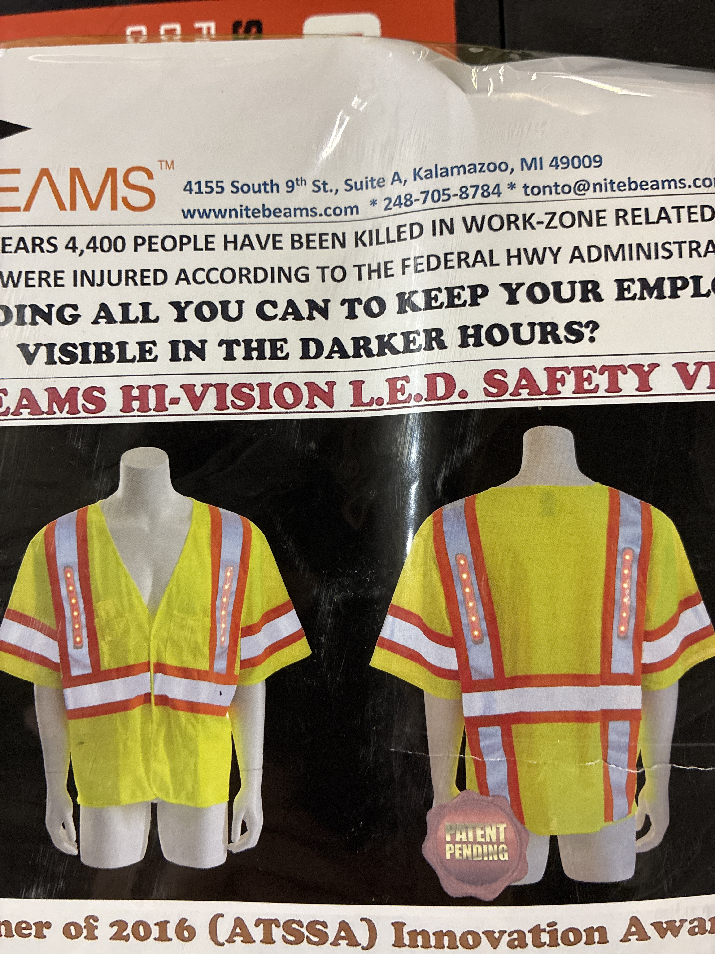 Class 3 L.E.D Safety Vest