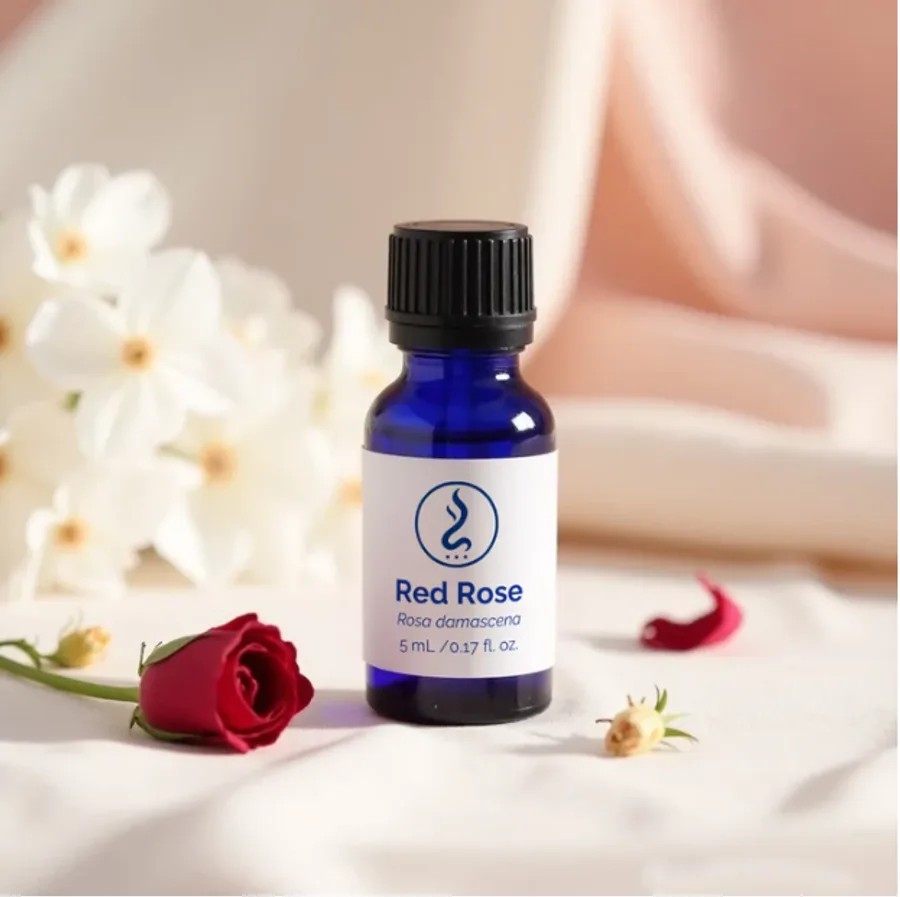 Sahu Red Rose oil, Rosa damascena, 5 mL