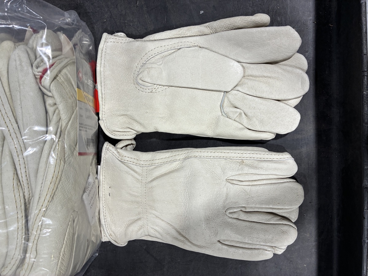 Fleece Lined Grain Pigskin Driver Glove
