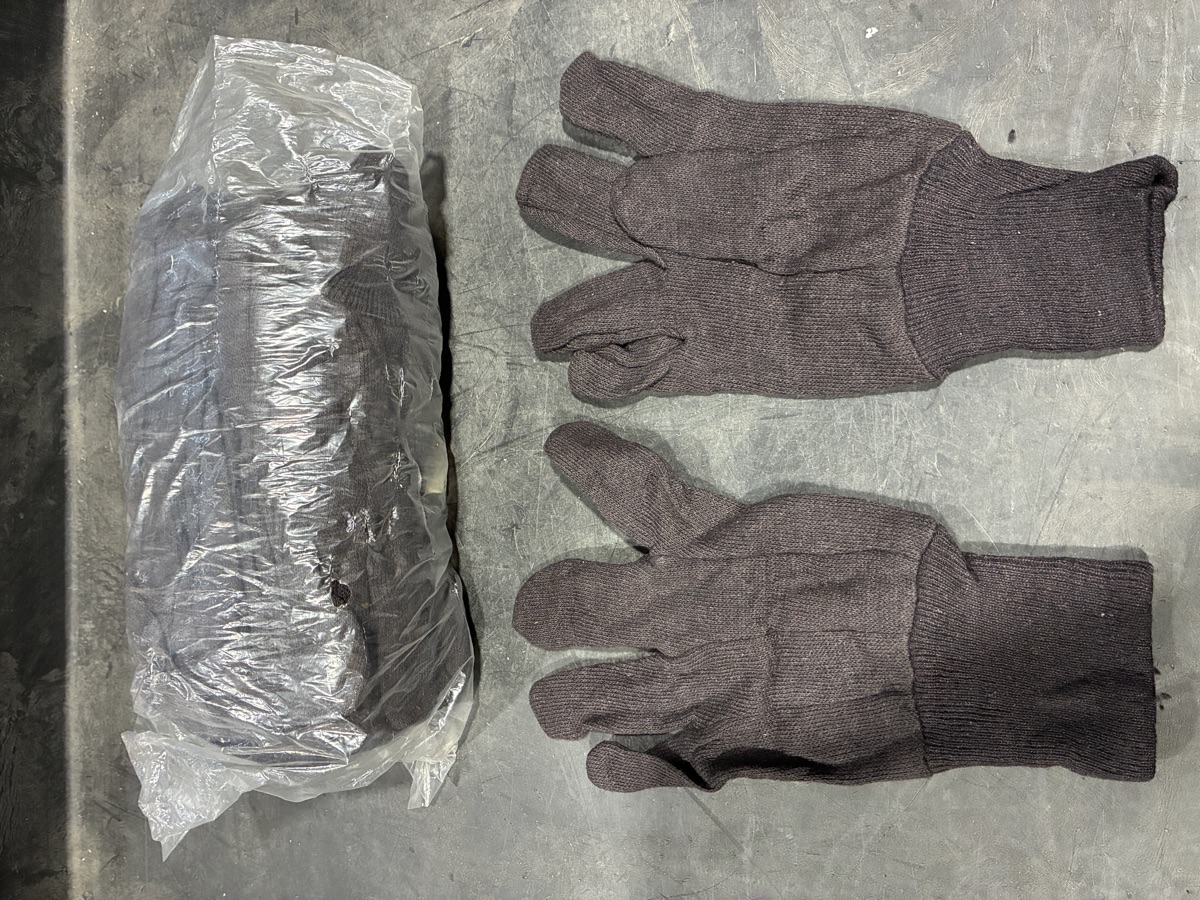 Black Industrial Jersey Gloves